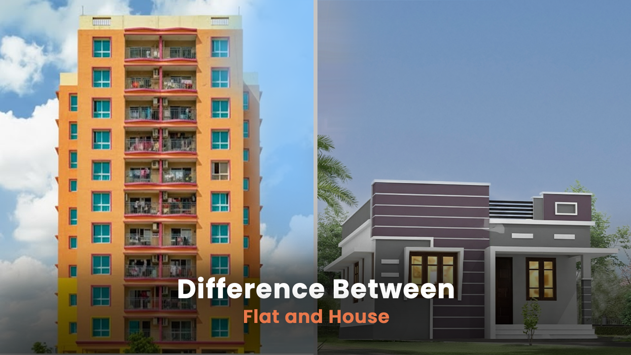 Here’s a quick look at the major difference between a flat vs house.