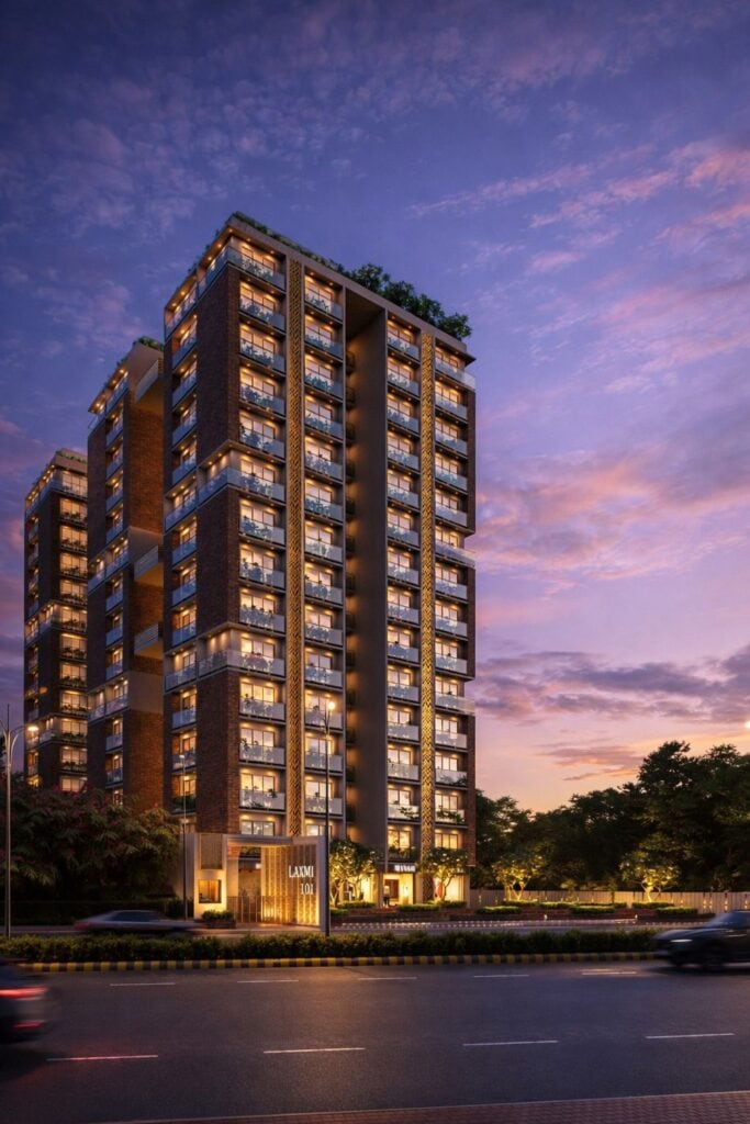 Laxmi OneO1, 3 BHK apartments in Bhadaj, Science City, Ahmedabad