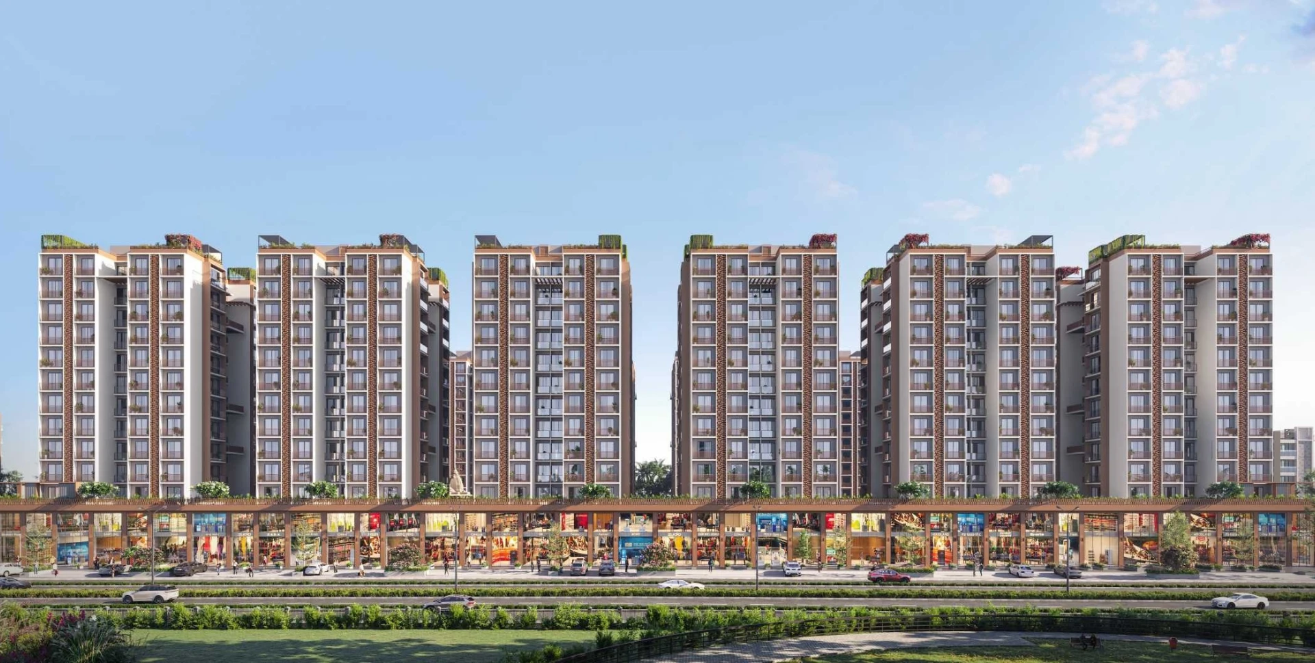 Placeholder banner render of The Universe by Laxmi — 3 BHK towers, New Nikol (Naroda), Ahmedabad